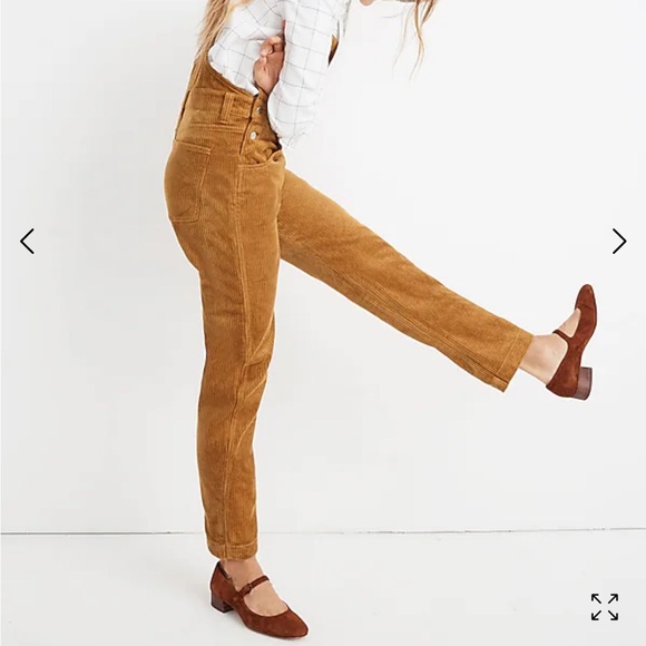 Madewell Straight Leg Overalls Corduroy Edition - Picture 2 of 5